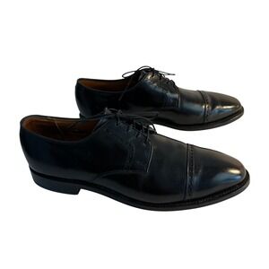 Allen Edmonds Clifton Cap Toe Leather Dress Oxford Shoes Size 11D Black Office